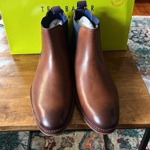 NWT Ted Baker London brown leather boot